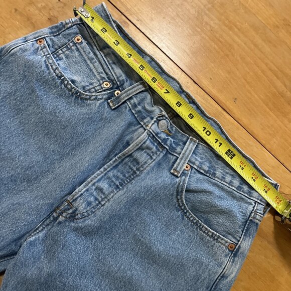 Levi's 501 Cutoff Jean Shorts Sz 32 Waist 11” inseam Cut To What Your Preference - Picture 5 of 10